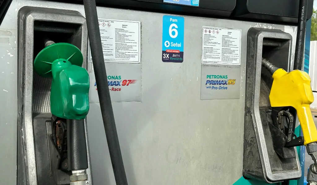 cara isi minya guna setel di petronas