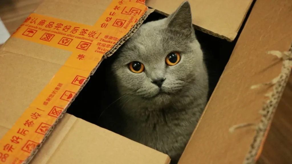 kenapa kucing suka kotak