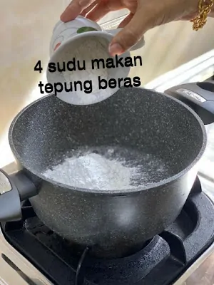 cara buat tepung pelita