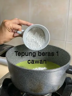 cara buat tepung pelita