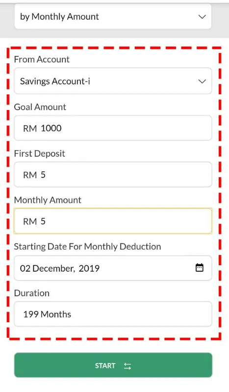 cara buat tabung goal maybank2u