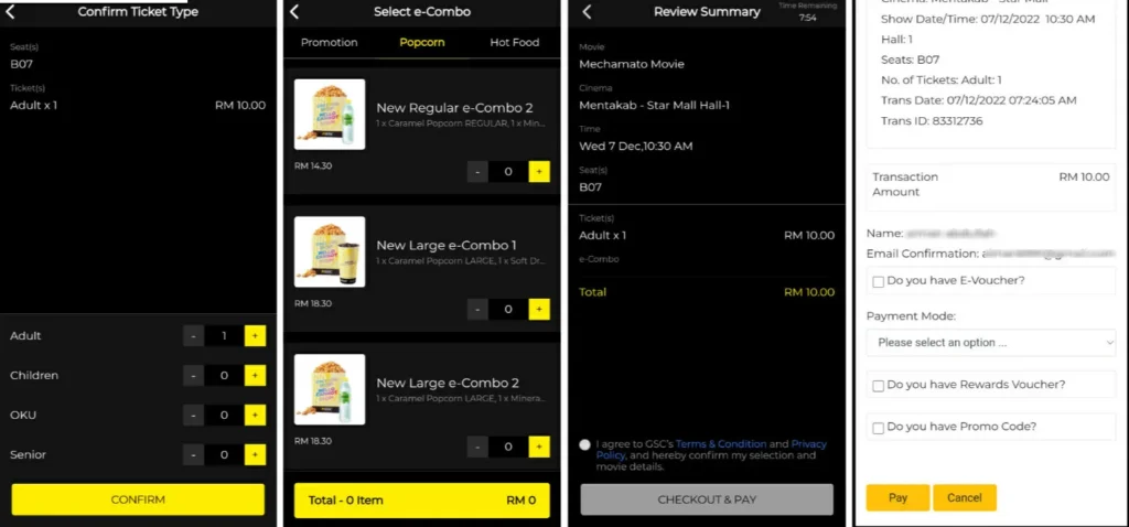 cara beli tiket wayang gsc secara online