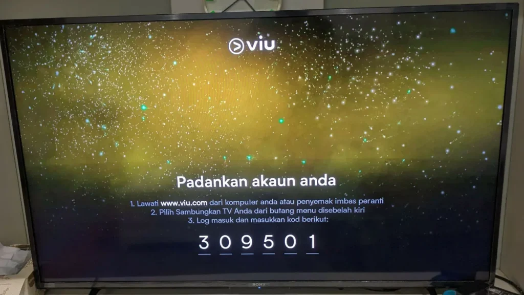 cara tonton viu di smart tv