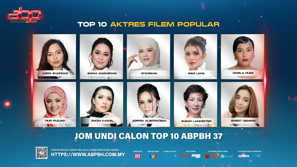 aktres filem popular