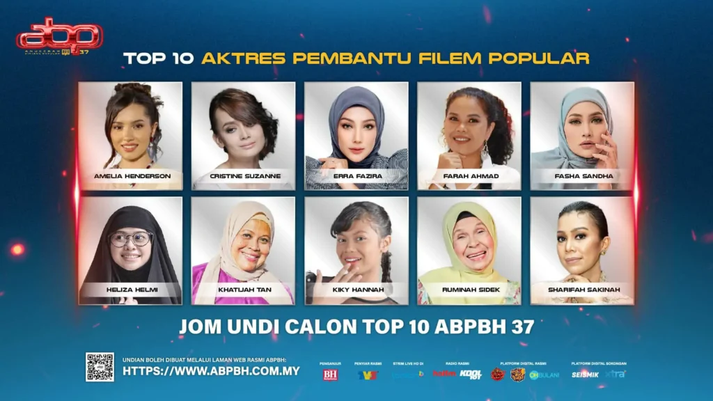 aktres pembantu filem popular