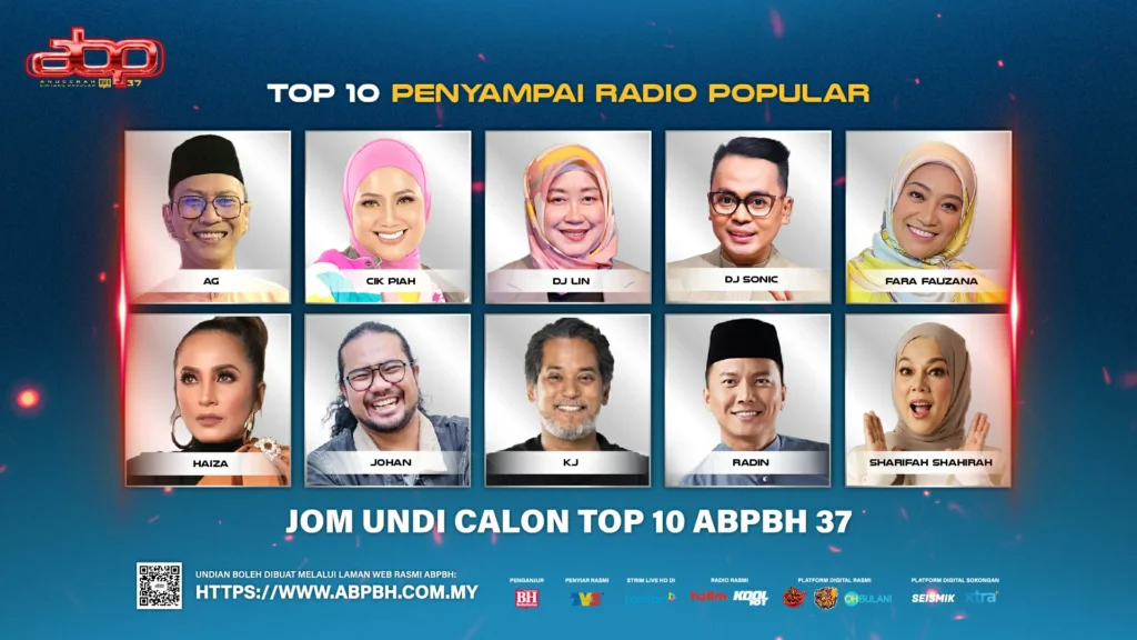 penyampai radio popular