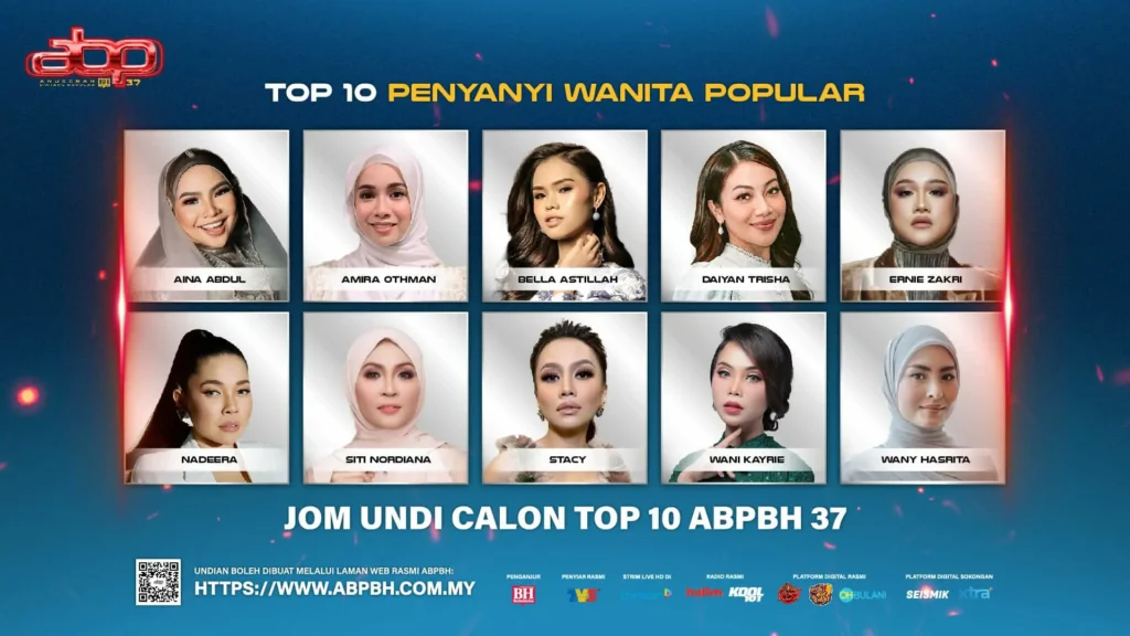penyanyi wanita popular