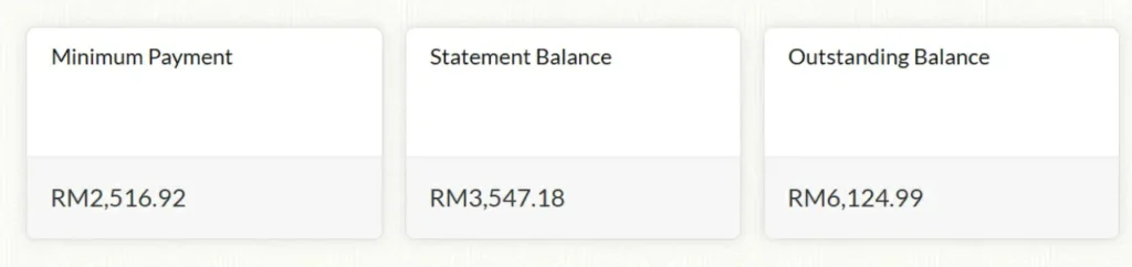 statement kad kredit