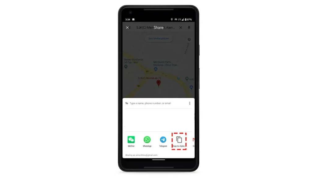 Google Maps Kad Kahwin
