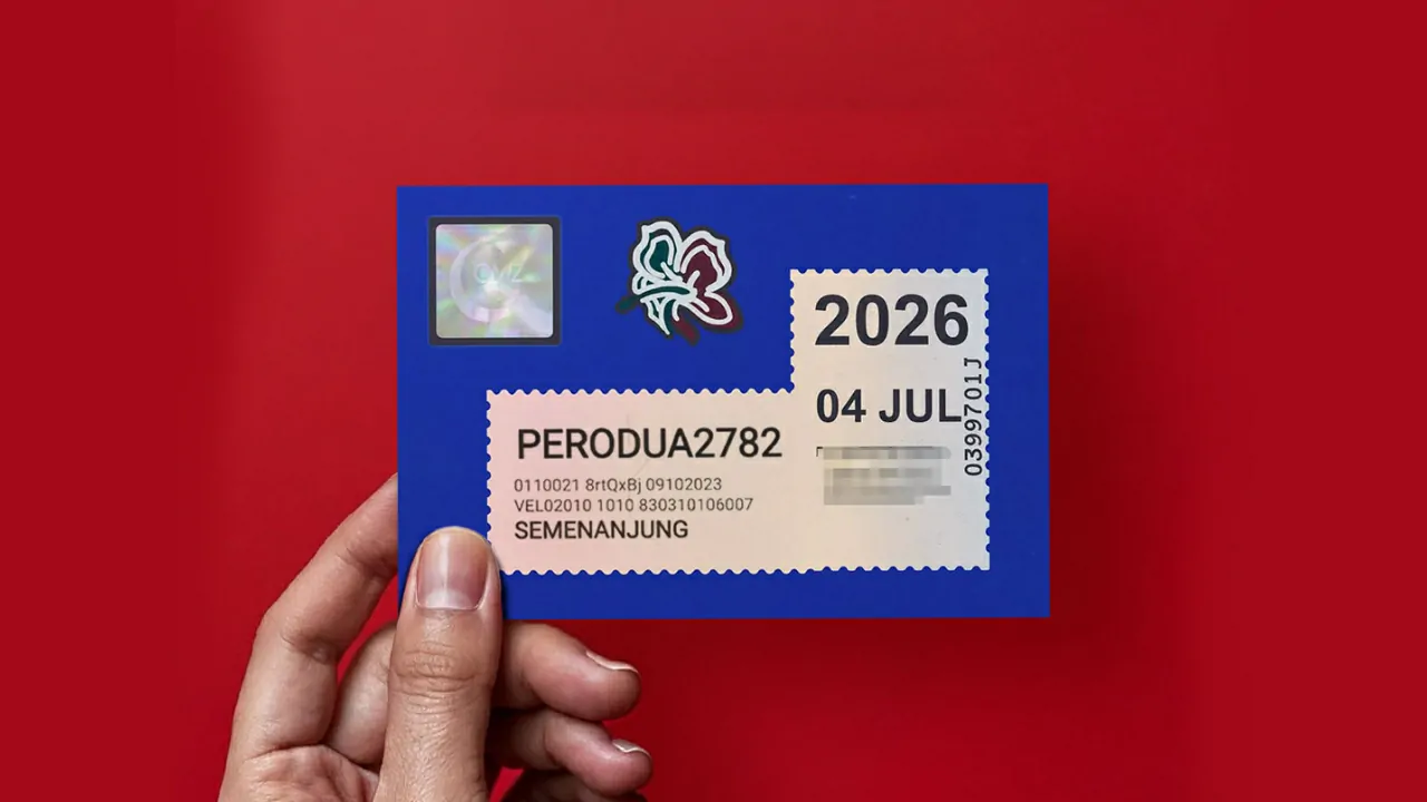 Tiada lagi slip cukai jalan road tax fizikal selepas Februari 2026