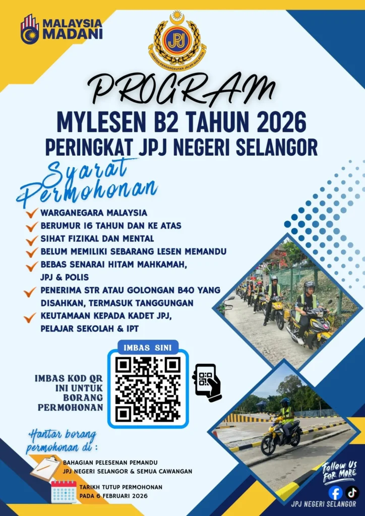 program mylesen b2 selangor
