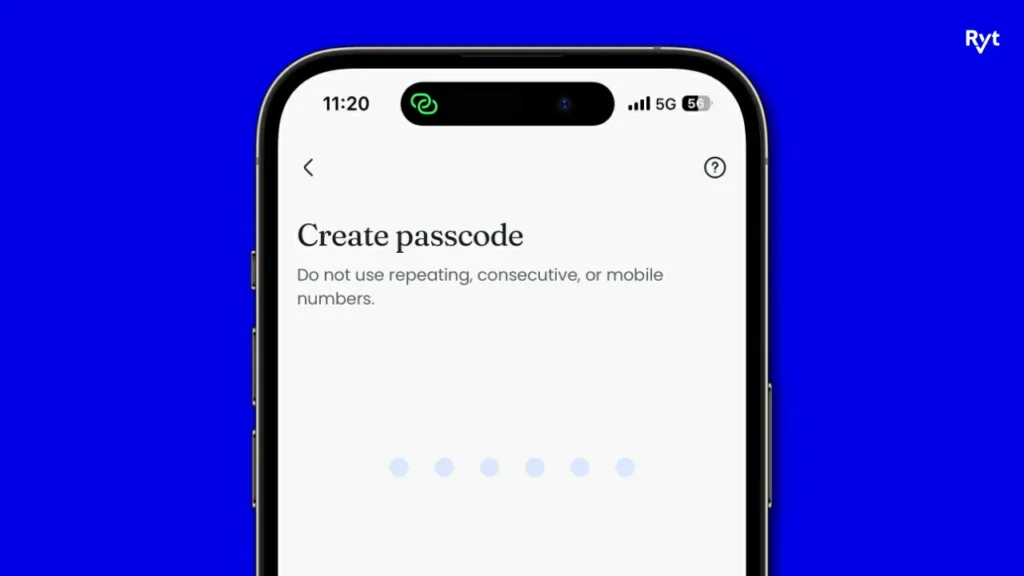 cara daftar ryt bank password