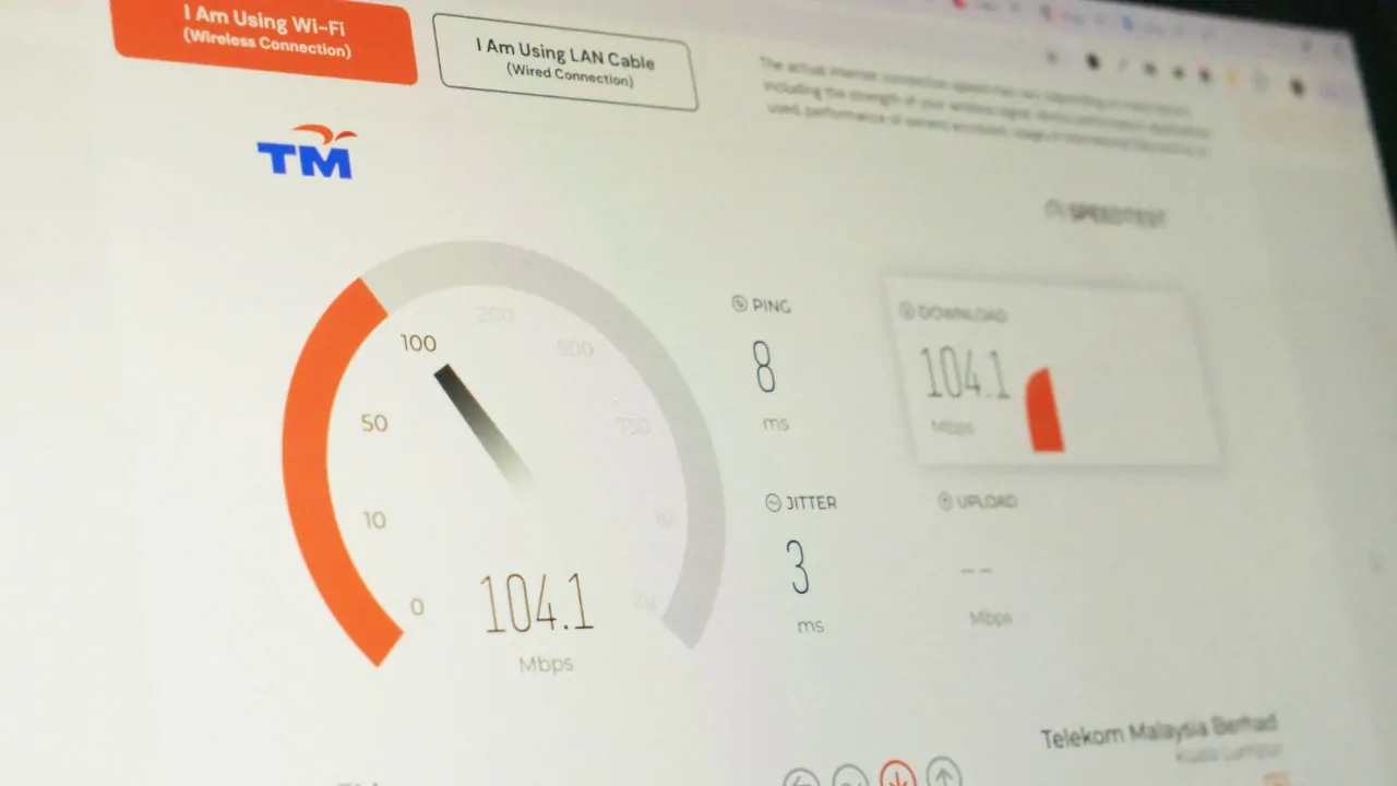 internet speed test unifi
