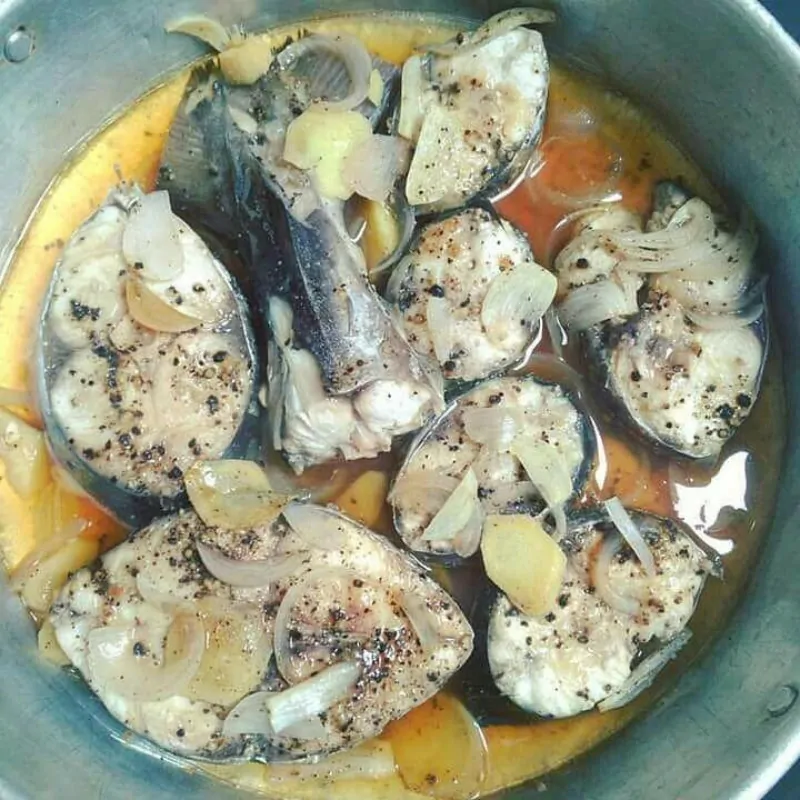 Resepi Ikan Tenggiri Stim Lada Hitam