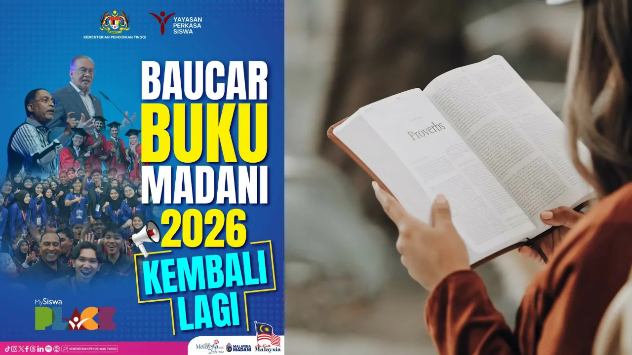 cara tebus baucer buku madani rm100