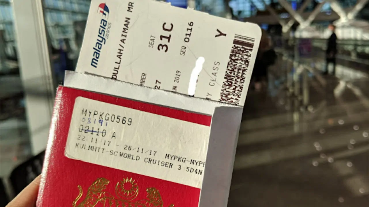 isi nama tiket kapal terbang