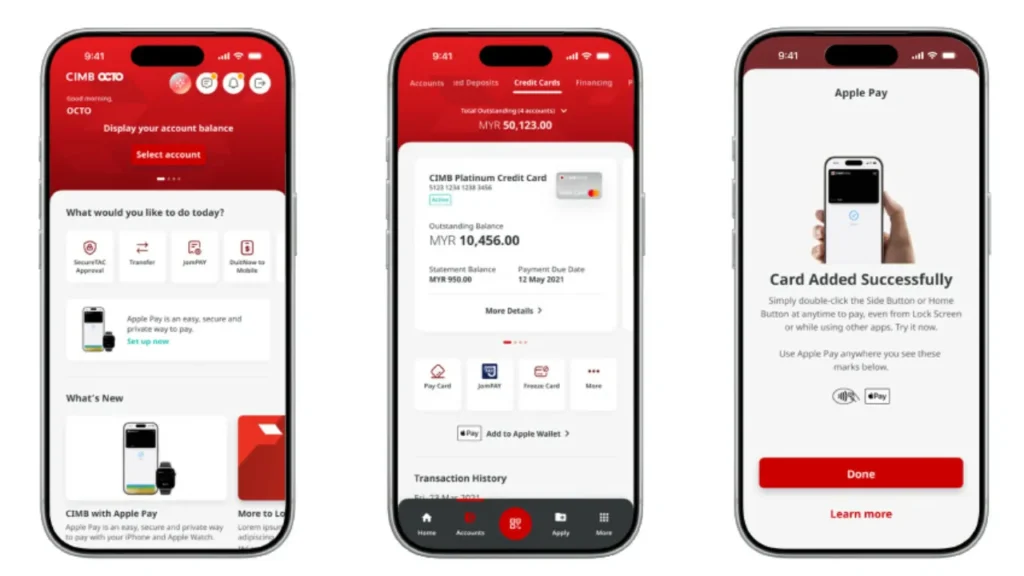 kad kredit cimb apple pay
