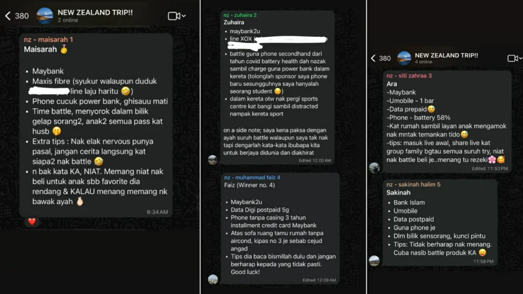 tips menang percutian dengan khairul aming