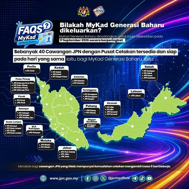 mykad generasi baharu versi gambar lokasi