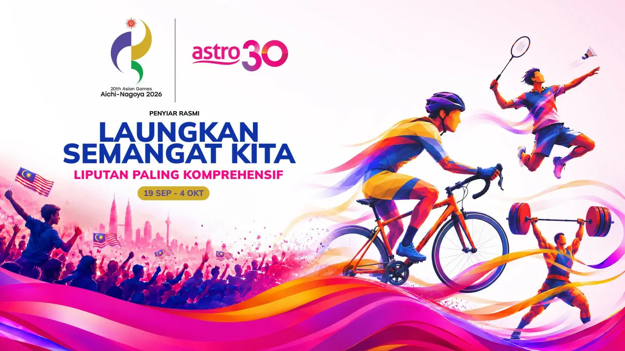sukan asia 2026 di astro