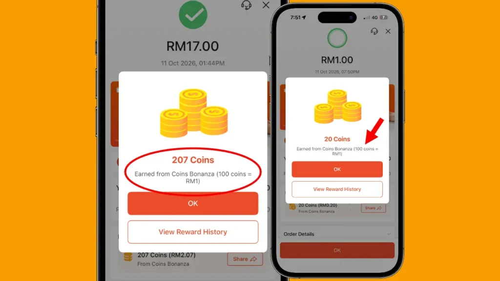 berapa nilai shopee coins