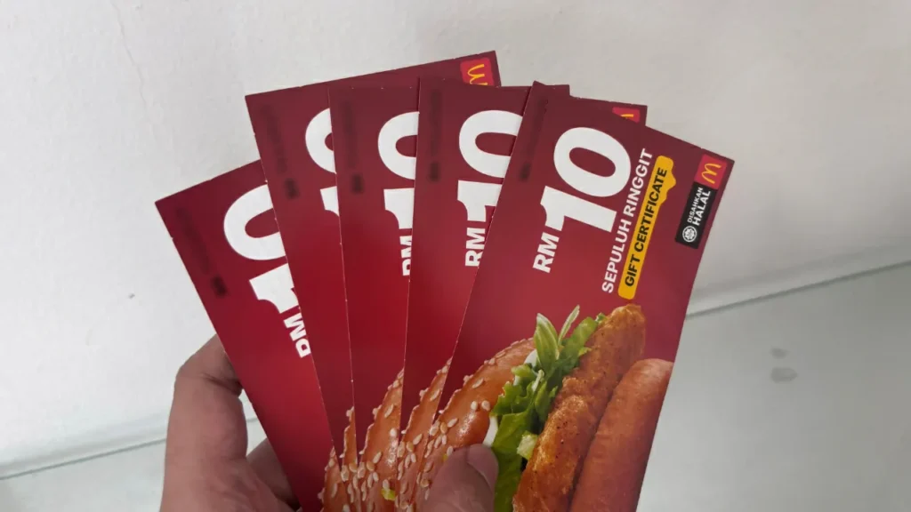 tebus baucer mcdonalds treatspoints maybank