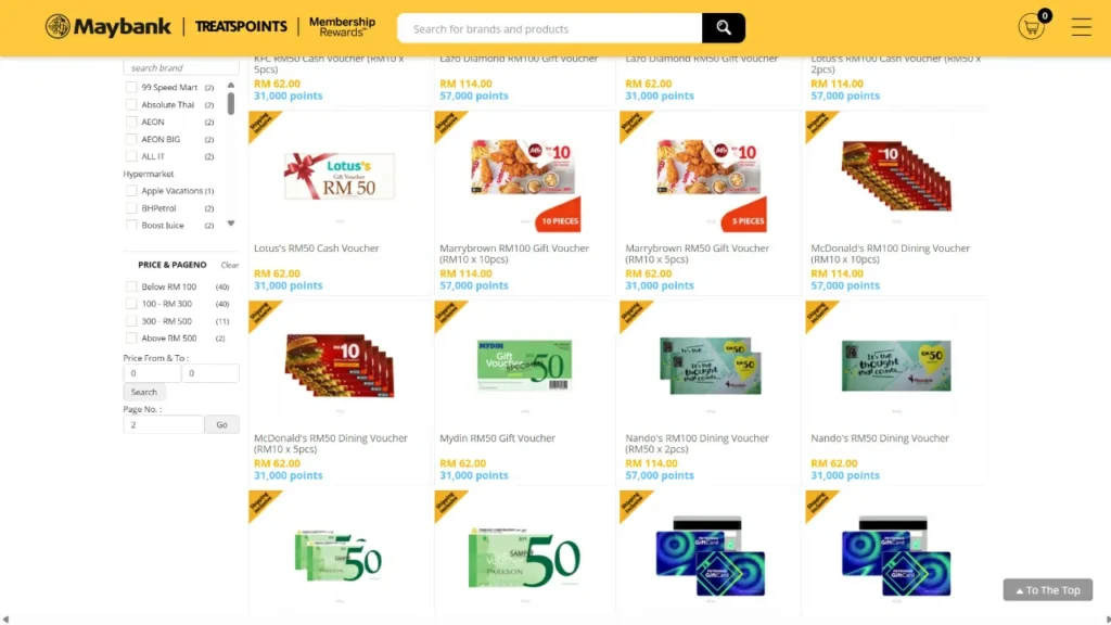 tebus treatspoints maybank